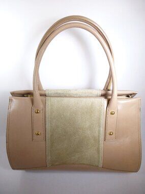 New Florence Leather Market Khaki Italian Leather Tote